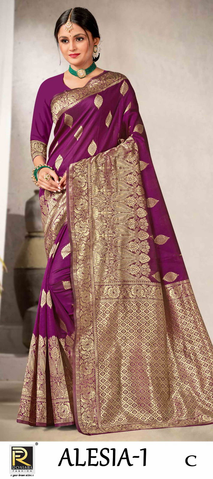 Alesia By Ronisha Designer Sarees Catalog
